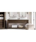 MUEBLE BAÑO RECHAPADO ROBLE CENIZA