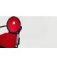 SILLÓN TAPIZADO ROJO